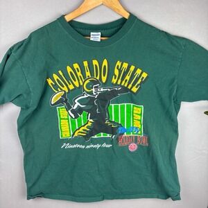 Vintage CSU Rams 1994 Holiday Bowl Men's XL Single Stitch T-Shirt Colorado State